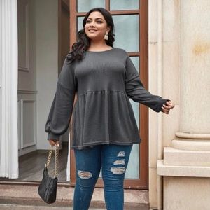 SHEIN cozy sweater shirt